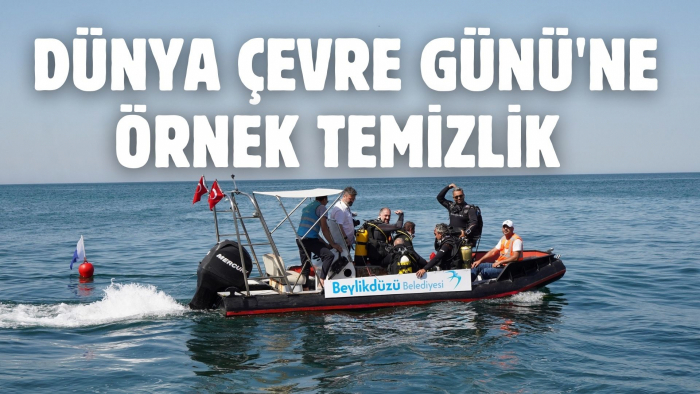DÜNYA ÇEVRE GÜNÜ'NE ÖRNEK TEMİZLİK
