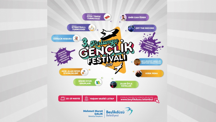 3. BEYLİKDÜZÜ KIRLANGIÇ GENÇLİK FESTİVALİ BAŞLIYOR