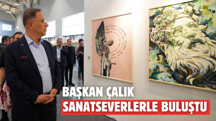 BAŞKAN ÇALIK, SANATSEVERLERLE BULUŞTU